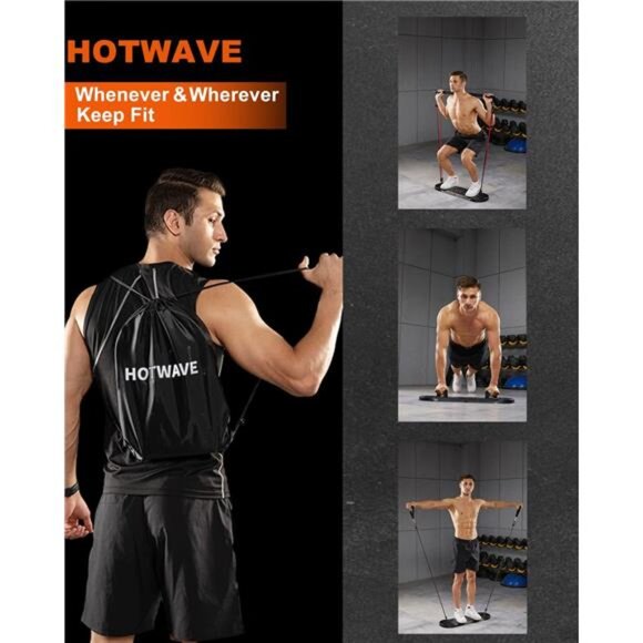 Push Up Board Fitness, Portable Foldable 20 in 1 Push Up Bar at Home Gym, Pushup - Picture 4 of 6